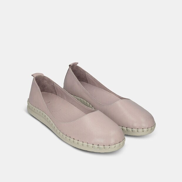 Ballerine pour femme en cuir, 