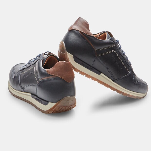 Sneakers pour homme Kangaroos en cuir, Bleu