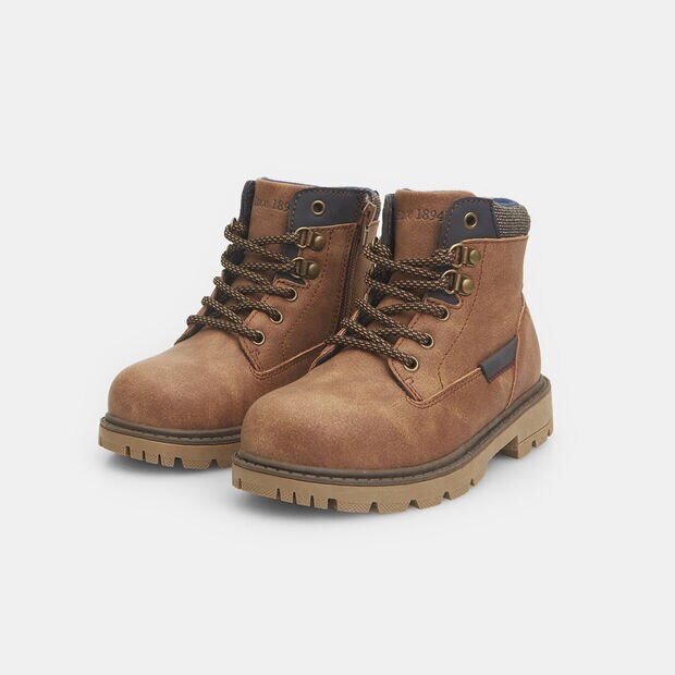 Bottines pour gar&ccedil;on, Marron