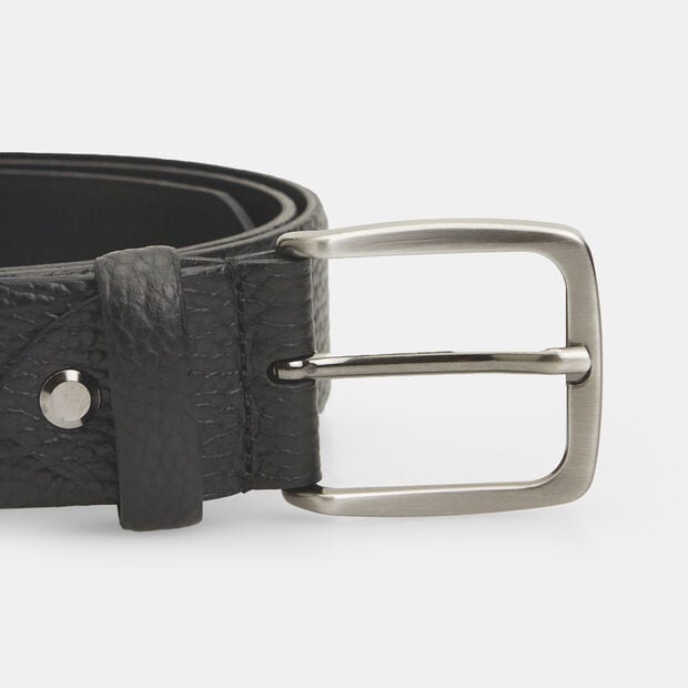 Ceinture homme en cuir, Noir