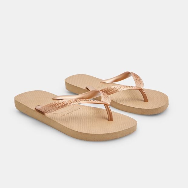 Tongs pour femme Havaianas Top Tiras, Or