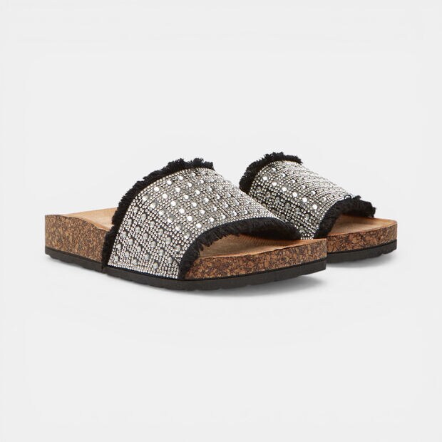 Slipper comfortables BATA, Noir
