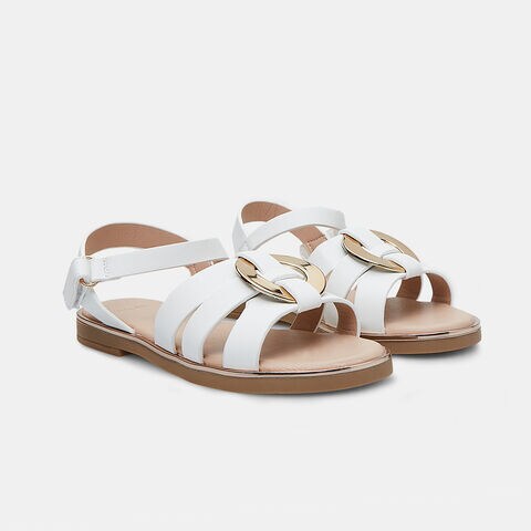 Sandales pour fille, Blanc