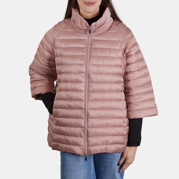 Doudoune femme avec manches trois-quarts Bata, Rose