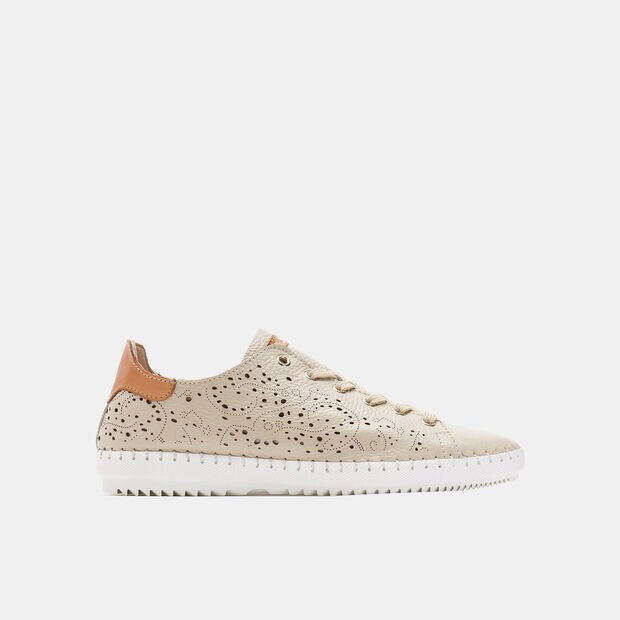 Chaussures &agrave; lacets pour femme Weinbrenner, Beige