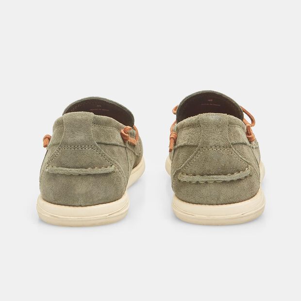 Mocassins pour homme en daim Bata Red Label, Vert
