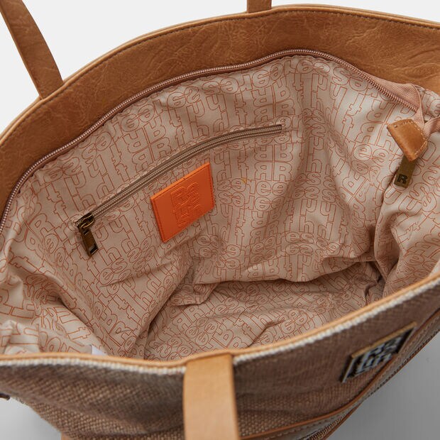 Sac &agrave; main pour femme Refresh, Beige