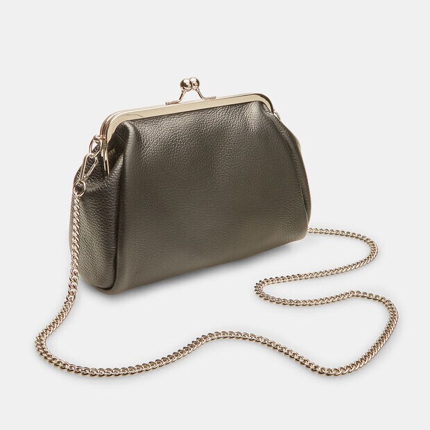 Pochette en cuir, Noir