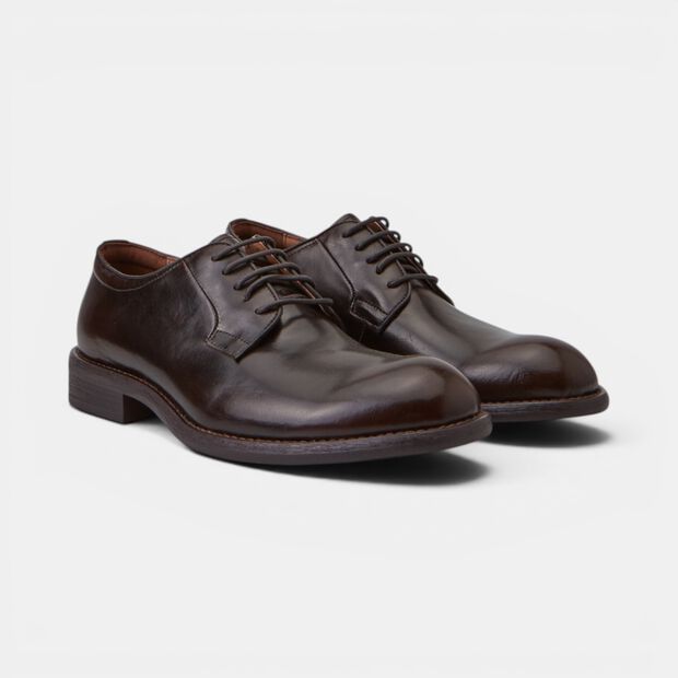 Chaussures &agrave; lacets BATA 24H pour Hommes, Marron