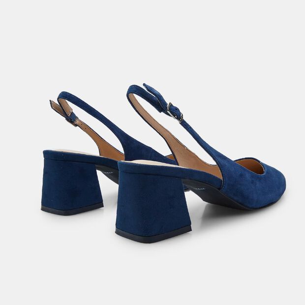 Slingback pour femme en daim BATA, Bleu