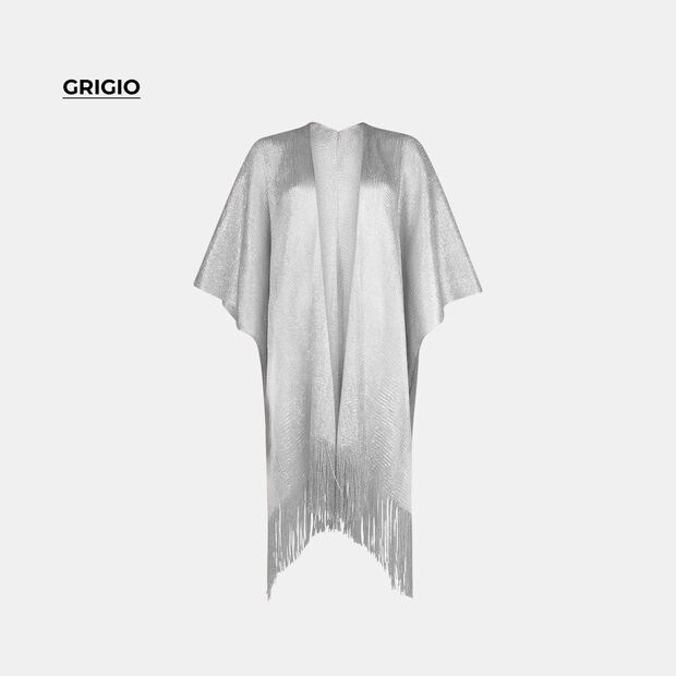 Caftan avec fil lurex, Multicolore