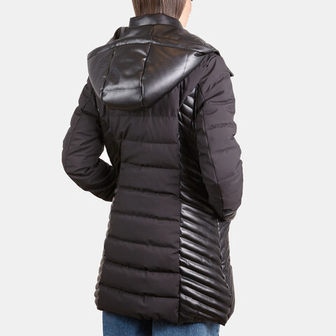 Veste rembourr&eacute;e pour femme, Noir