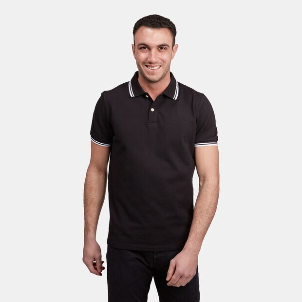 Polo pour homme, Noir