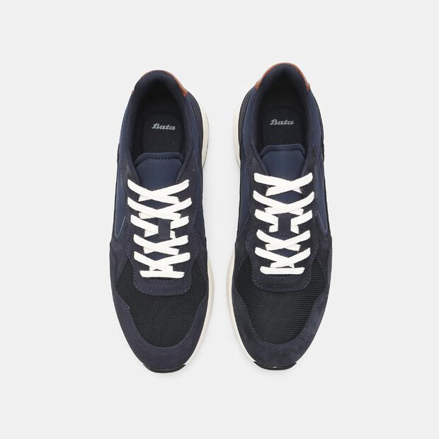 Sneakers en daim pour homme BATA, Bleu
