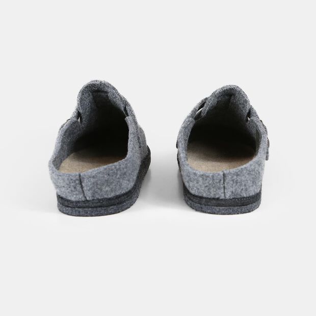 Pantoufles en Feutre pour Homme BATA, Gris