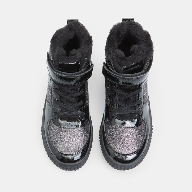 Sneakers hautes pour gar&ccedil;on Bata, Noir