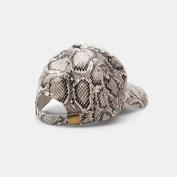 Casquette de baseball pour femme avec imprim&eacute; python, Multicolore