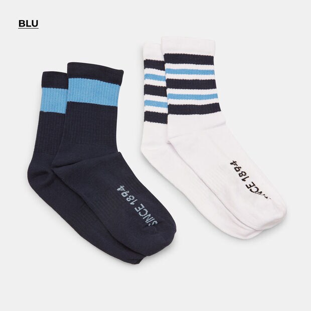 Deux paires de chaussettes pour homme, 