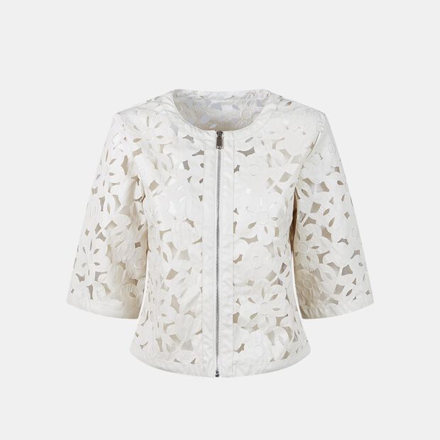 Veste l&eacute;g&egrave;re en &eacute;co-cuir pour femme BATA, Beige