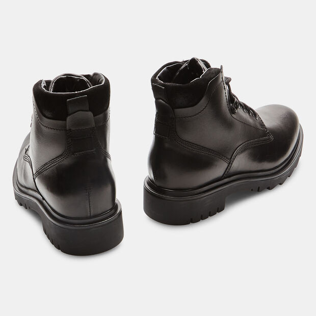 Boots pour homme en cuir, Noir