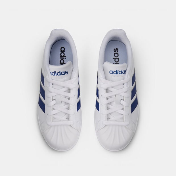 Baskets gar&ccedil;on Adidas STREETTALK, Blanc