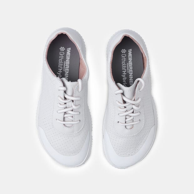 Sneakers pour femme en cuir Bata BAREFOOT, Blanc