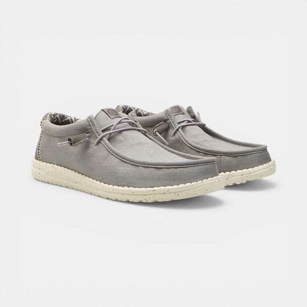 Chaussure &agrave; lacets pour homme Hey Dude, Gris