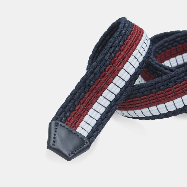 Ceinture pour homme en tissu stretch Tommy Hilfiger, Bleu