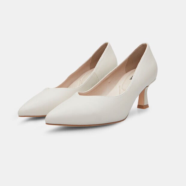 Escarpins pour femme avec talon 6 cm BATA, Beige
