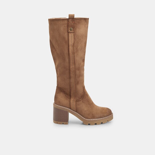 Bottes femme &agrave; talon Refresh, Taupe