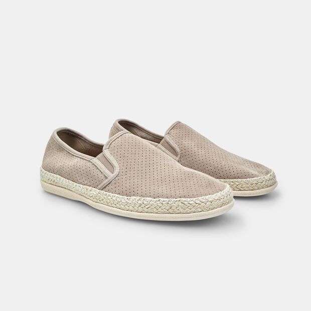Espadrilles d'&eacute;t&eacute; comfortables BATA, Taupe