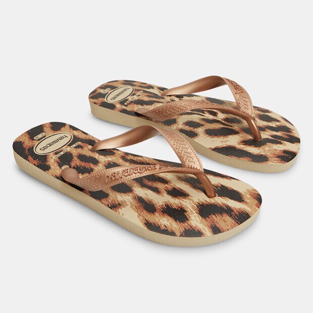 Tongs pour femme Havaianas Top Animals, Bronze