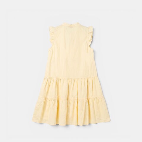 Robe en coton pour femme Origini, Jaune