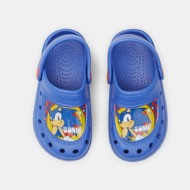 Sabots pour enfants Sonic, Bleu