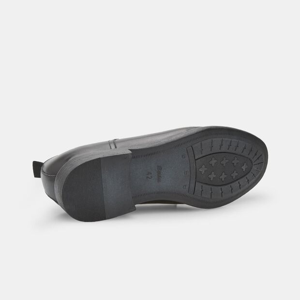 Chaussures &agrave; lacets Derby en Cuir pour Homme BATA, Noir