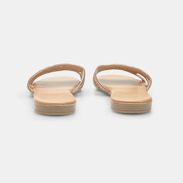 Mule pour femme avec bande Bata, Rose