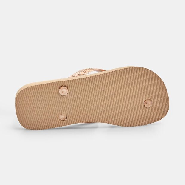 Tongs pour femme Havaianas Top Tiras, Or