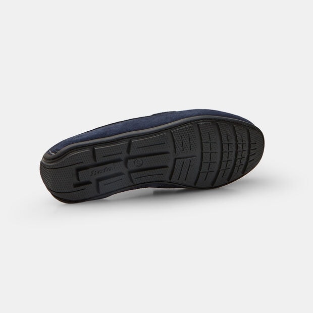 Mocassins en su&eacute;dine pour homme BATA, Bleu