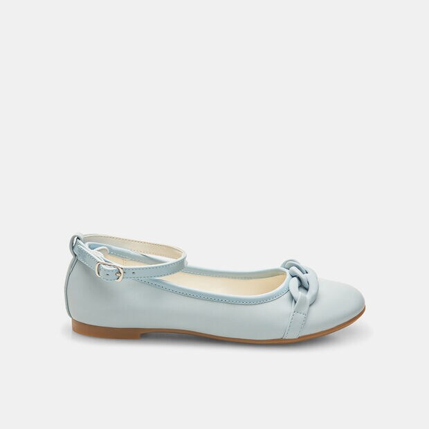 Ballerines pour fille avec bride et cha&icirc;ne, 