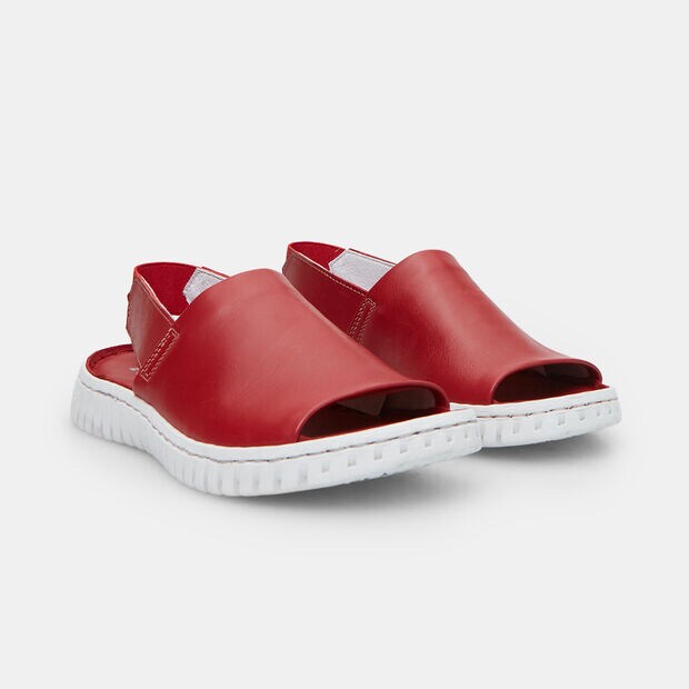 Sandales femme en cuir, 