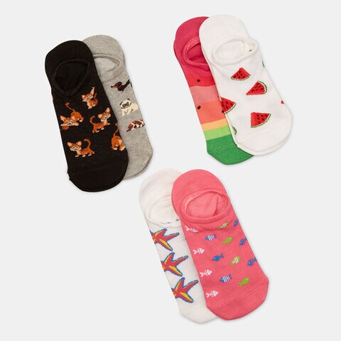 Deux paires de chaussettes pour femme, Multicolore