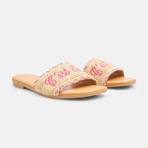 Mules femme, Fuchsia
