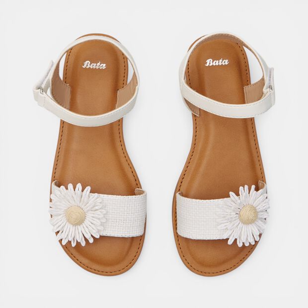 Sandales pour fille, Blanc