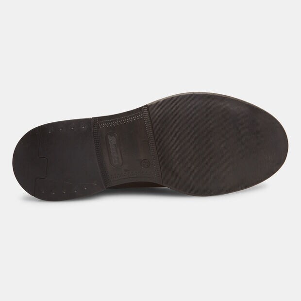 Chaussures &agrave; lacets pour homme en cuir, Marron