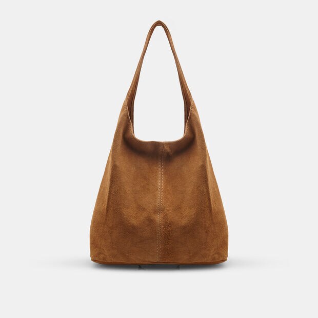 Sac &agrave; main femme en daim Bata, Bronzer