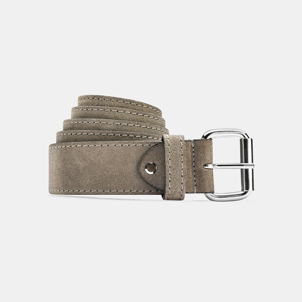 Ceinture pour homme en cuir , Gris