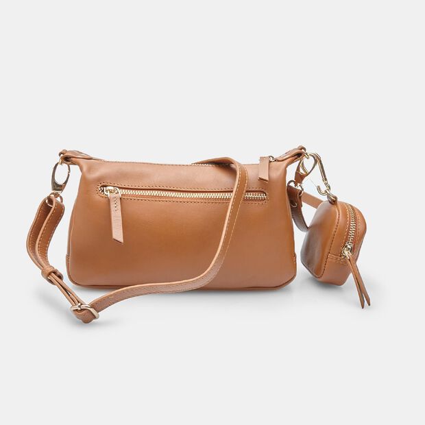 Sac bandouli&egrave;re pour femme Bata, Bronzer