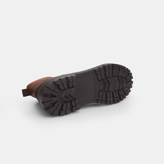 Bottines en cuir pour homme, Marron