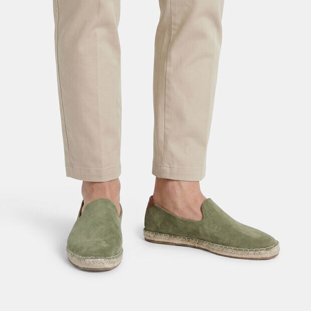 Espadrilles d'&eacute;t&eacute; pour Homme BATA, Vert