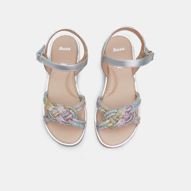 Sandales pour fille, Argent